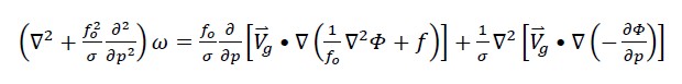 Quasi-Geostrophic Omega Equation